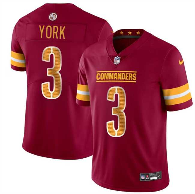 Men & Women & Youth Washington Commanders #3 Cade York Burgundy 2024 Vapor Limited Football Stitched Jersey,We sell and wholesale Men & Women & Youth Washington Commanders #3 Cade York Burgundy 2024 Vapor Limited Football Stitched Jersey on line form chian!